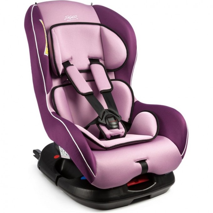 Детское автомобильное кресло SIGER "НАУТИЛУС ISOFIX", фиолетовый, гр. 0+/I, 0-18 кг, 0-4 лет KPEC0196